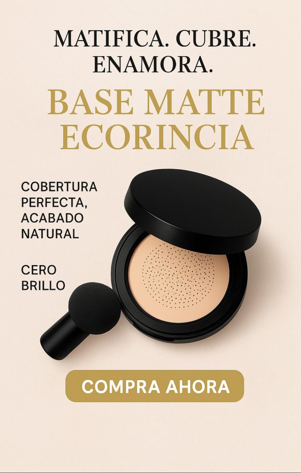 🎀 Base de alto cobertura Ecorincia 🎀